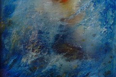 Abstract in blue