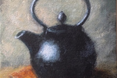 cast iron teapot