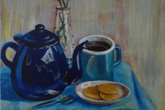 Teatime in blue